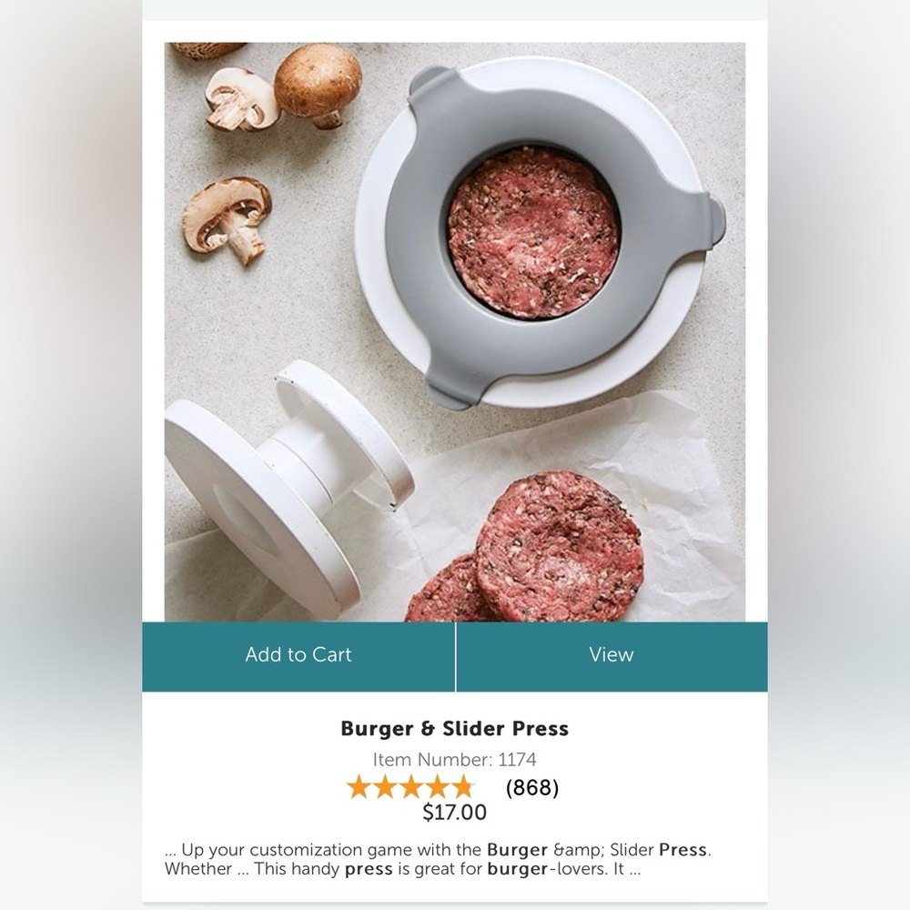 Burger & Slider Press